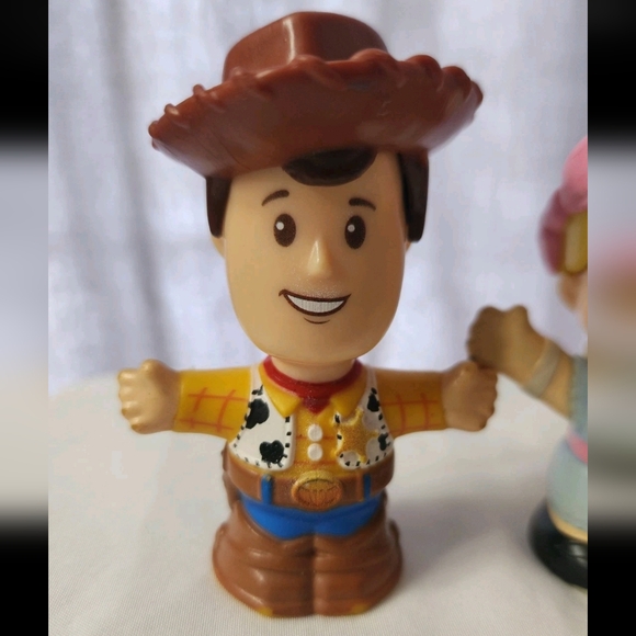 Fisher Price Little People Disney Pixar Toy Story Woody & Bo Peep - Picture 3 of 5